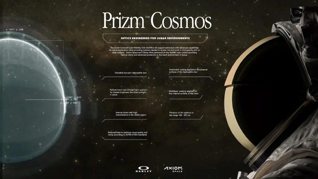 Oakley Axiom Space Techsheet