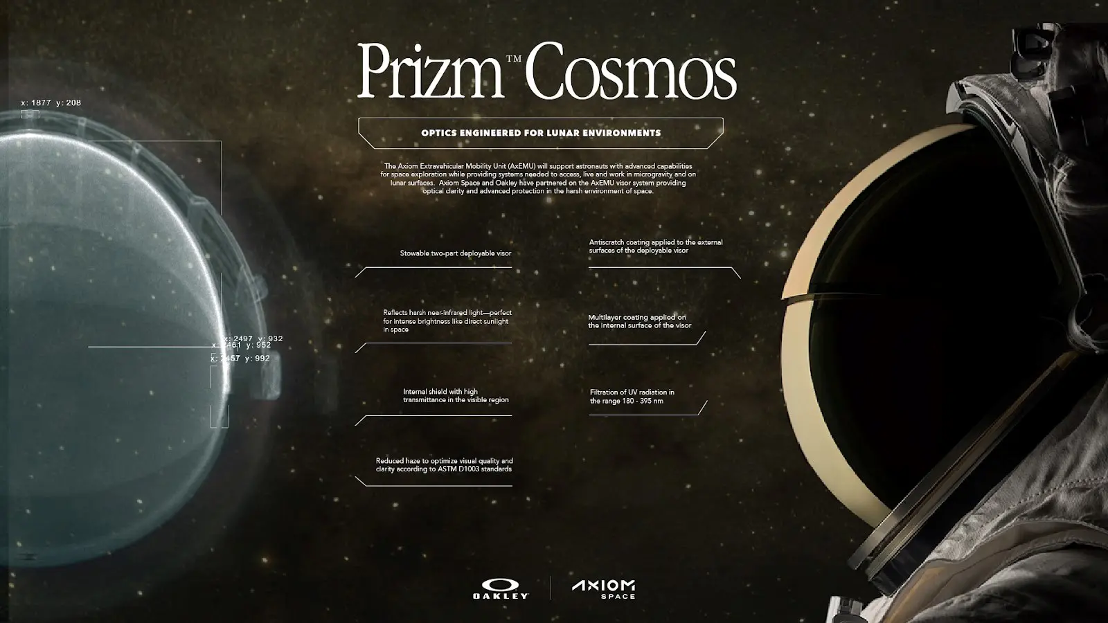 Oakley Axiom Space Techsheet
