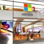 Microsoft Copilot AI companion reveal at the Microsoft Experience store on Fifth Avenue, New York